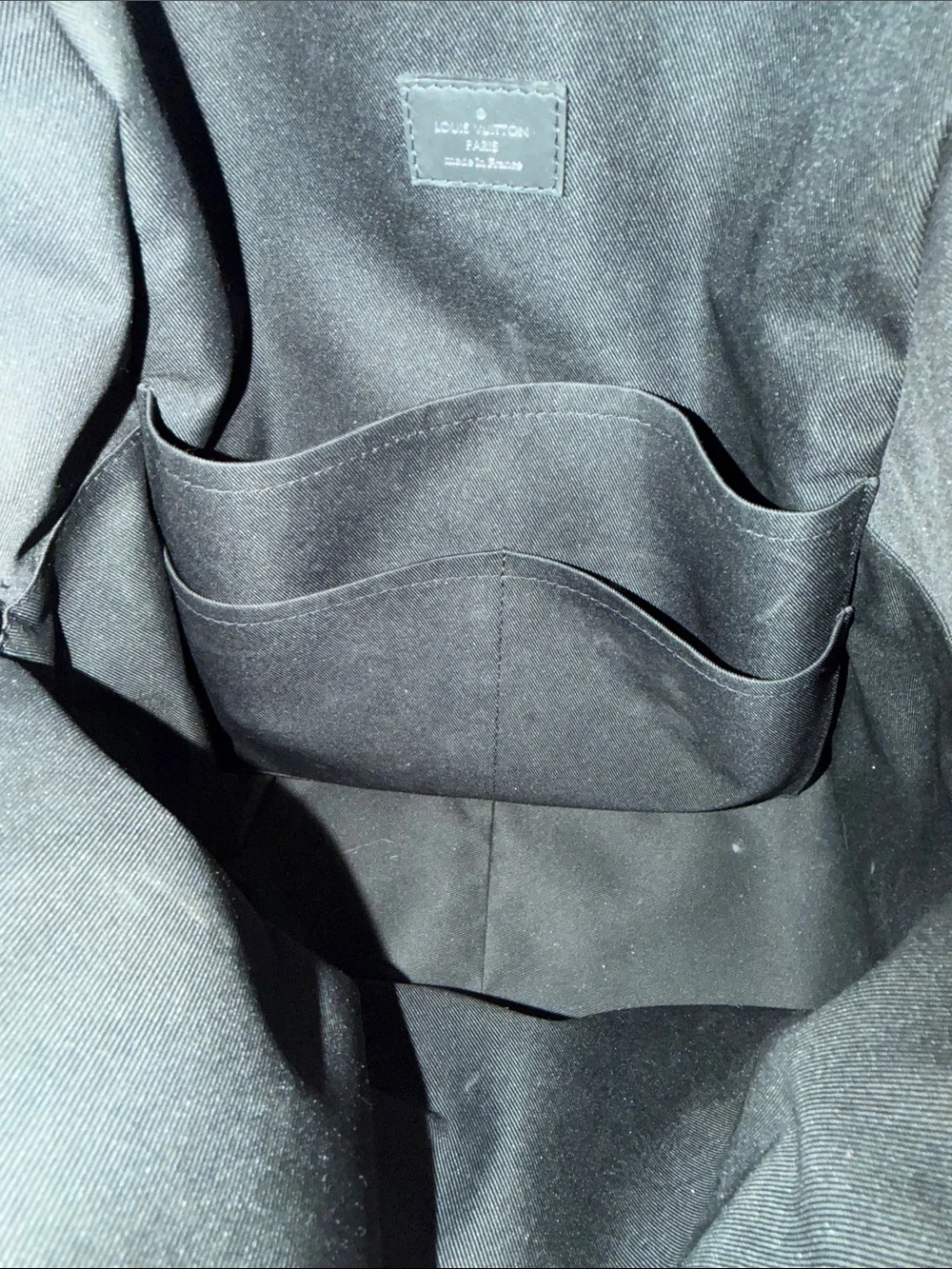 Louis Vuitton Men's Monogram Eclipse Backpack - Charcoal Black